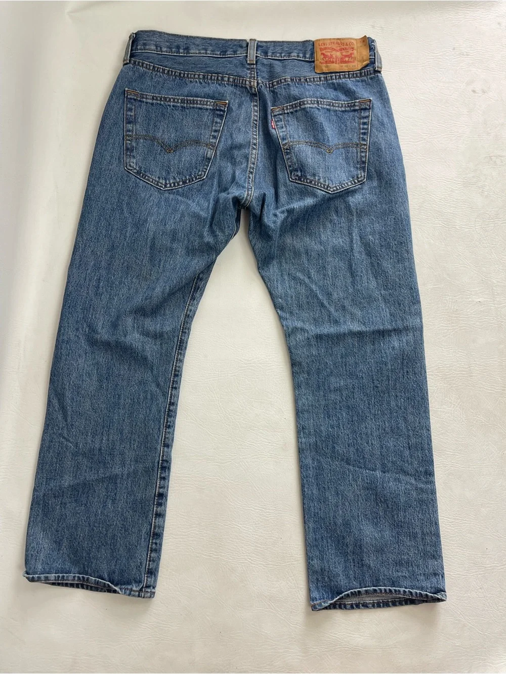Levi’s 501 Original Fit Button Fly Jeans Men’s 36x29 Medium Wash Cotton